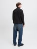 Jack & Jones Strickjacke mit Viertelreißverschluss in Black 1