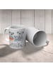 Mr. & Mrs. Panda Kaffeetasse Koala Familie mit Spruch in Grau Pastell
