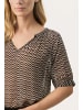 PART TWO Kurzarm-Bluse PopsyPW Relaxed fit in Small Black Zig Zag print