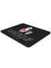 Mr. & Mrs. Panda Mousepad Entspannte Schwimmlehrer mit Spruch in Schwarz