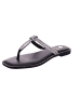 La Strada Damenpantolette elegant flach  in  Schwarz