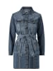 JACQUELINE de YONG Jeans Blusen Kleid JDYSANSA LIFE Midi Rock Dress Denim Design in Blau
