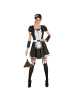 tectake Verführerisches Kleid, schwarz/weiß