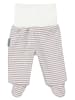 TupTam Baby Bekleidungsset Langarmbody Hose Mütze3 teilig in beige/gelb