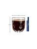 LEONARDO 6er Set Kaffeegläser mit Untersetzer Gocce 220 ml in transparent