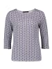 Betty Barclay Basic Shirt mit U-Boot-Ausschnitt in Red/Blue