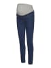 mama licious Umstandsjeans mit Skinny Fit in Dark Blue Denim