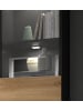 Inn.Furn Wohnwand Eiche Artisan, grau, Kombination 3-teilig 220 cm hängend oder stehend