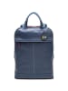 MYWALIT Rucksack Leder 40 cm Laptopfach in royal