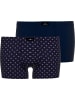 Götzburg Baumwolle, Single-Jersey Pants 2er-Pack in marine