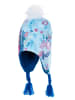 Disney Frozen Wintermütze mit Bommel Elsa und Anna in Blau