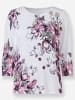 WITT WEIDEN Pullover in ecru-orchidee-bedruckt