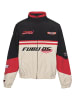FUBU Trainingsjacken in creme/black/red
