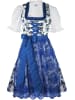 Edelnice Midi Dirndl 2-teilig Estefania in blau