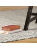 obsession Wohnzimmer Teppich – Webteppich Bombay 343 in silber - rechteckig