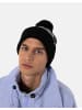 elho Beanie Coole Mütze mit Streifendesign in BLACK