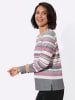 WITT WEIDEN Rundhals-Shirt in altrosa-grau-bedruckt