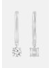 Ethische Diamanten Ohrringe aus 375 Weißgold mit Lab Grown Diamant