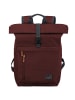 travelite Basics Rollup Rucksack 47 cm Laptopfach bordeaux