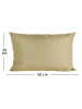 JACK 2er Set Outdoor Kissenhülle 30x50cm Uni in Taupe