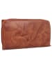 mano Donna Aurona Geldbörse RFID Leder 18 cm in cognac