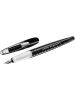 Herlitz Schulfüllhalter mypen M-Feder black/white
