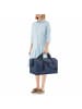 Reisenthel travelling allrounder L - Reisetasche 48 cm (smiley grey) in herringbone dark blue