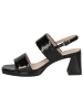 Caprice Sandalette in BLACK PAT.