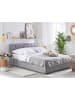 Beliani Doppelbett DREUX in Grau - (W) 151 x (H) 90 x (L) 214 cm