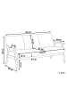 Beliani 3-Sitzer Sofa ASNES in Braun - (W) 158 x (H) 80 x (L) 80 cm