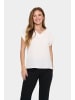 SAINT TROPEZ Kurzarm-Bluse BrianaSZ Gerade Passform in Ice