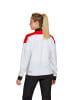 erima Damen Change By Erima Präsentationsjacke in weiß/rot/schwarz