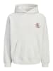 Jack & Jones Kapuzenpullover in White Melange