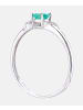 Diamant L'éternel Verlobungsring aus 375 Weißgold mit Diamant mit Smaragd