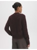 someday. Tulinda Strickcardigan aus Effektgarn Slim Fit in Mahagoni