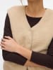 Vero Moda Teddyfell Weste in Oatmeal