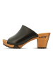 Woody Sandale in schwarz