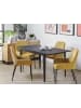 Beliani Esszimmertisch NORLEY in Schwarz - (W) 80 x (H) 77 x (L) 120 cm