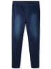 sheego Jeans-Leggings in dark blue denim
