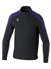 erima Trainingsjacke in schwarz/ultra violet