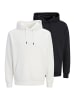 Jack & Jones Sweatshirt / Hoodie Bradley in Creme / schwarz