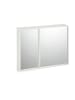 relaxdays Spiegelschrank in Weiß - (B)65 x (H)50 x (T)15,5 cm