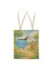 Mr. & Mrs. Panda Shopper Kaffee Bohne Design ohne Spruch in Weiß