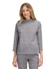 Betty Barclay Sweatshirt mit Kragen in Grau/Beige