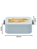 Mr. & Mrs. Panda MEPAL Bentobox Capybara Liebe Design mit Spruch in Blau Pastell