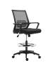 Vinsetto Bürostuhl-64L x 59B x 104-124H cm-Schwarz