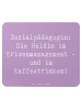 Mr. & Mrs. Panda Mouse Pad Spruch Sozialpädagogin mit Spruch in Lavendeltraum