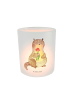 Mr. & Mrs. Panda Windlicht aus Glas Otter Blumenstrauß ohne Spruch in Transparent