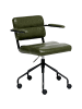 Beliani Bürostuhl CANDOR in Grün/Silber/Schwarz - (W) 47 x (H) 74 x (L) 45 cm