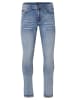 KOROSHI Schlanke strick-jeans aus denim in blau